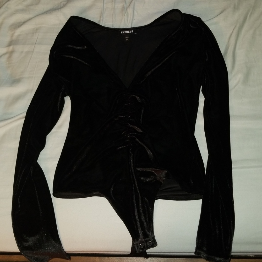 Velvet bodysuit